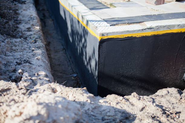 Professional Exterior Waterproofing technician working in Netcong, NJ